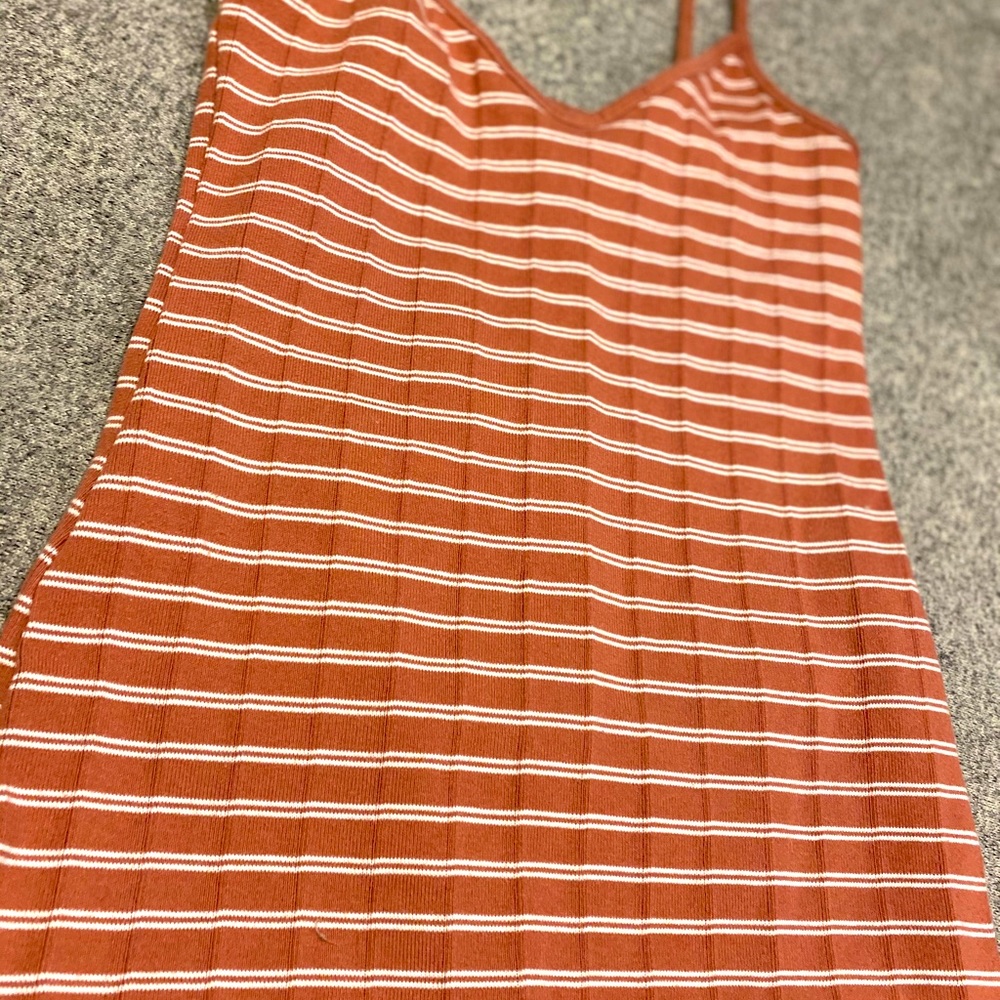 Cotton knit body con dress